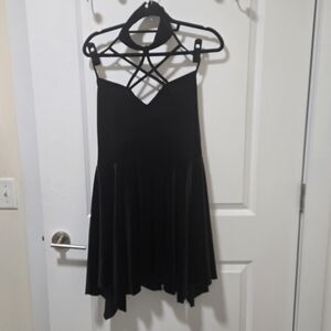 Dolls Kill Black Backless Dress